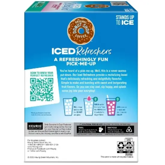 The Original Donut Shop Iced Refreshers Mango Dragonfruit Lemonade Keurig K-Cup Pods - 20ct image {11}