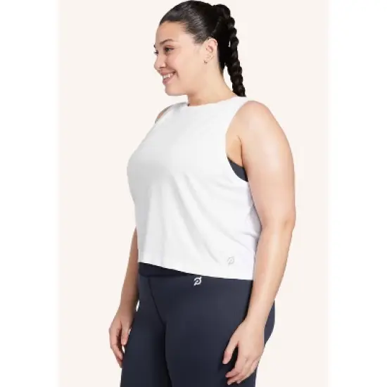 Peloton Women's Seamless Muscle Tank, White image {5}