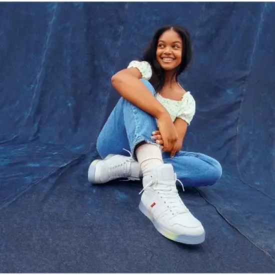 Levi's Womens BB Hi Ombre Hightop Sneaker Shoe image {6}