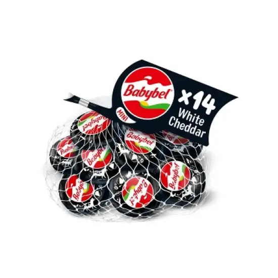 Mini Babybel White Cheddar Cheese - 14ct/10.5oz image {6}