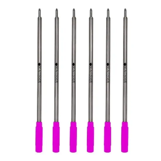 Monteverde Ballpoint Pen Refill Medium Point Pink Ink 6 Pack (C133PK) image {1}