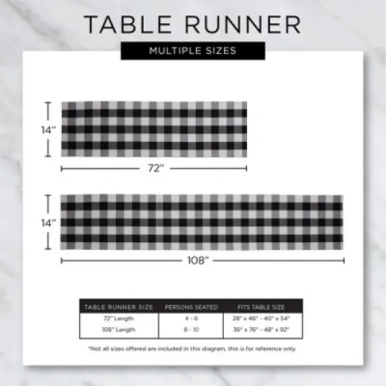 Dii Heart Xoxo Plaid Table Runner 14X72 image {9}