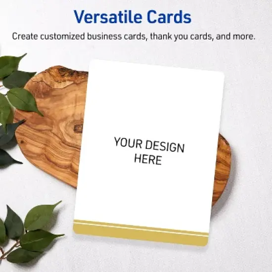 Avery 4.25" x 5.5" Cards, Gold Double-Dipped Edge, 20 ct image {5}