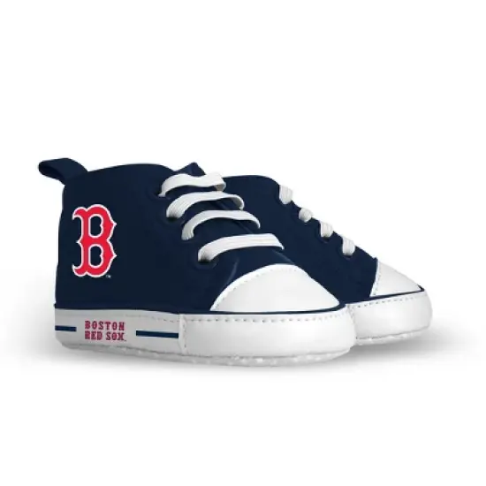 Baby Fanatic Officially licensed Unisex Prewalkers Baby Shoes - MLB Boston Red Sox image {1}