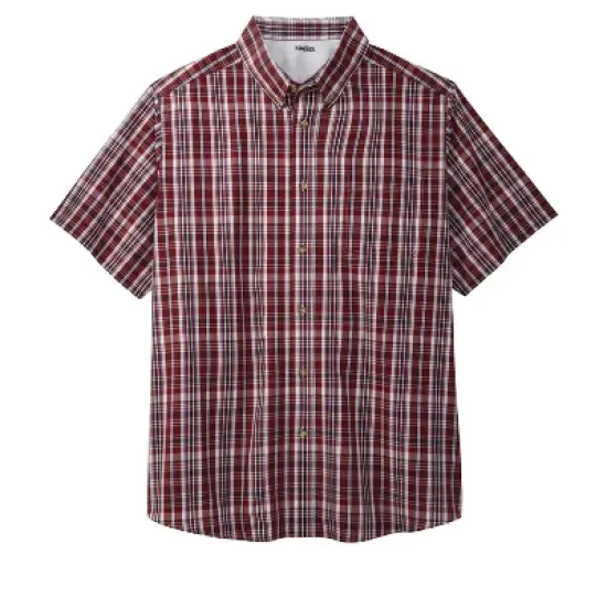 KingSize Men's Big & Tall Short Sleeve Wrinkle Resistant Sport Shirt image {19}
