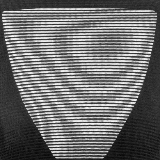 Flash Furniture Ergonomic Mid-Back Mesh Drafting Chair with Black Fabric Seat, Adjustable Foot Ring and Adjustable Arms image {9}