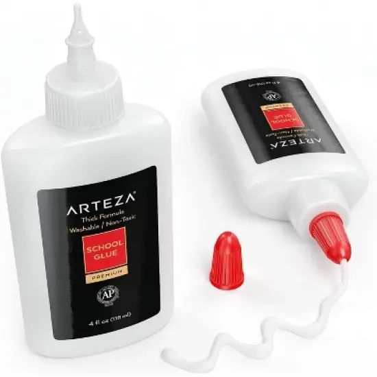 Arteza School Glue Bottles, Washable - 20 Pack image {2}