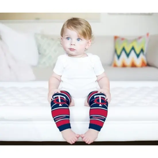 Baby Fanatic Officially Licensed Toddler & Baby Unisex Crawler Leg Warmers - MLB Minnesota Twins image {3}