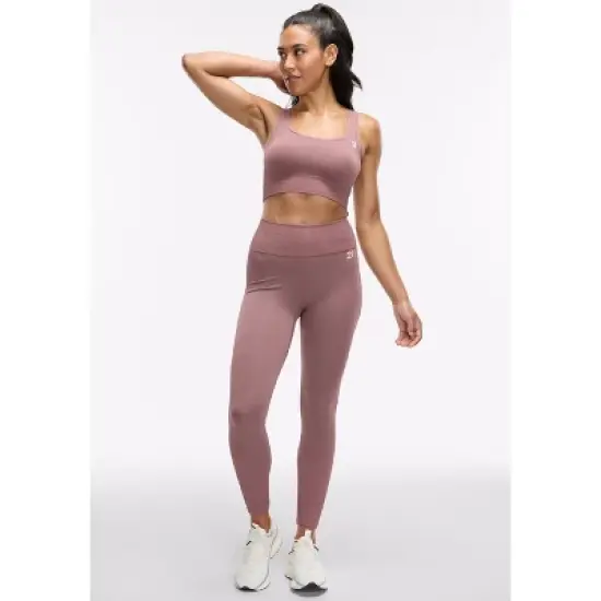 Peloton Women's Seamless High Rise Legging, Rose Taupe image {4}