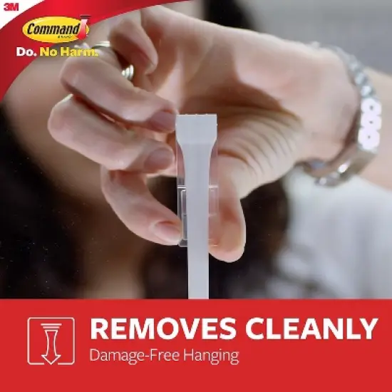 3M Utility Hooks Damage-free 3 lb Cap Medium 37/BX White 17001S37NA image {4}
