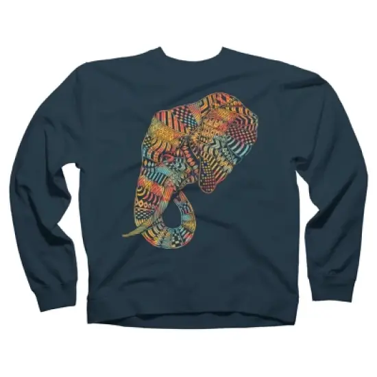 Adult Design By Humans Elephant (Majestic) By kase Sweatshirt image {4}