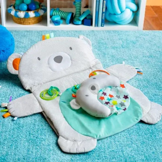 Bright Starts Tummy Time Prop & Play Mat image {9}