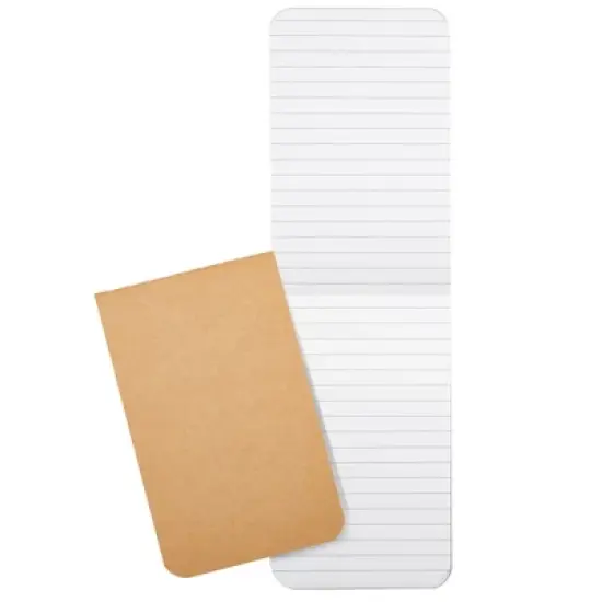 Paper Junkie 12 Pack Small Pocket Notepad, Kraft Paper Cover To Do List Notebook, Memo, Top Bound, 64 Lined Pages Each (2.7x4.5 In) image {7}