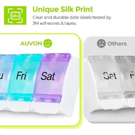 Maison Products Weekly Pill Organizer with Spring-Open Design for Easy Medication Management image {2}