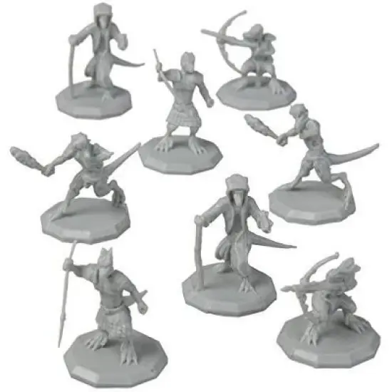 Monster Protectors Unpainted Fantasy Kobold Mini Figures for D&D - 1", 8 Pieces image {1}