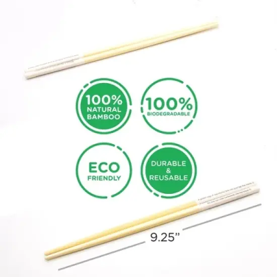 GAMAGO Fortune Cast Bamboo Chopsticks | Set of 4 image {2}