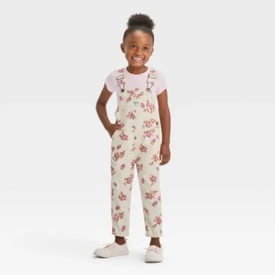 OshKosh B'gosh Toddler Girls' Floral Overalls image {2}
