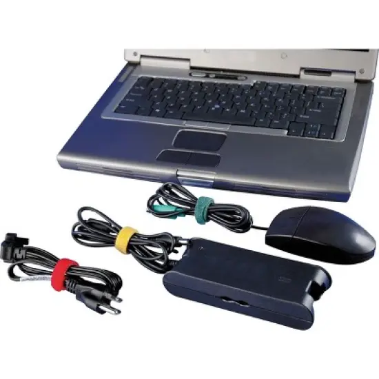 Velcro Reusable Self-Gripping Cable Ties 1/4 x 8 inches Black 25 Ties/Pack 91141 image {2}