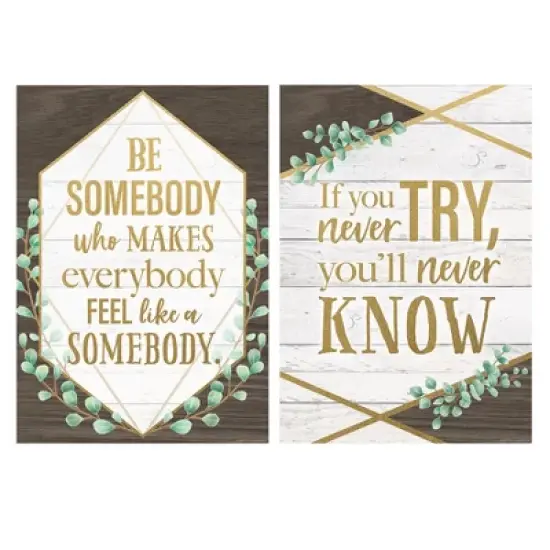 Teacher Created Resources&reg; Eucalyptus Posters, 13-3/8" x 19", Set of 4 image {2}