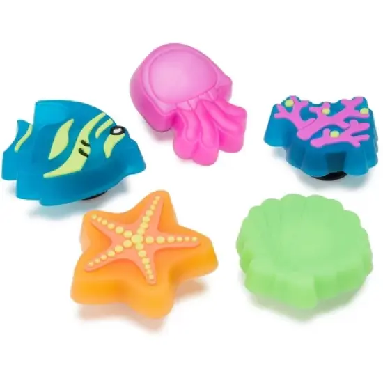 Crocs Jibbitz Cute Ocean Animals Light Up Shoe Charms 5-Pack image {1}