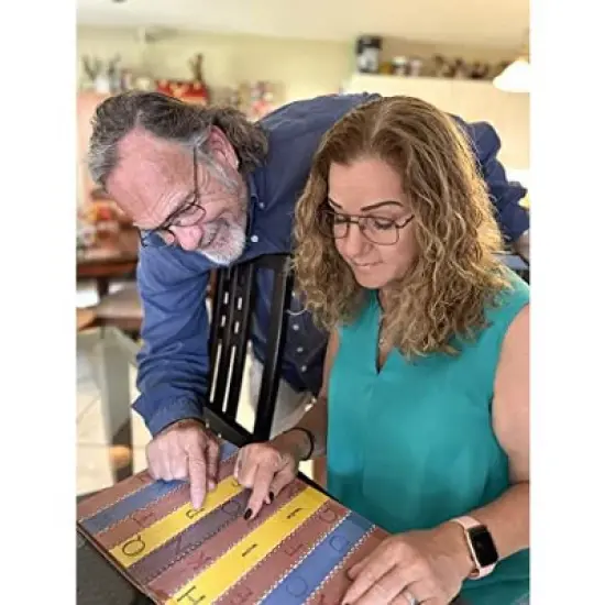 Calabria 8151 Mens Aviator Reading Glasses | Lightweight & Comfortable | Metal Frame | Silicone Nose Pads | 5.25 x 1.6 | Brown | +1.50 image {8}