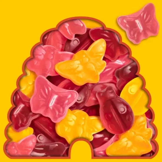 Annie's Organic Bees, Bugs & Butterflies Strawberry, Raspberry & Apple Fruit Snacks - 7oz/10ct image {3}