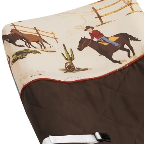 Sweet Jojo Designs Boy Changing Pad Cover Wild West image {2}