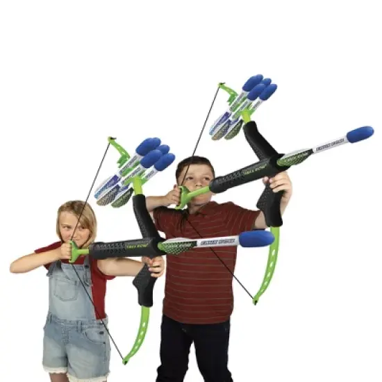 HearthSong  Bow and Arrow Set for Kids ,  32"L Bow and 6 10"L Foam-Tipped Arrows image {7}