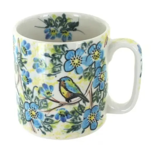 Blue Rose Polish Pottery Vena Mug image {8}