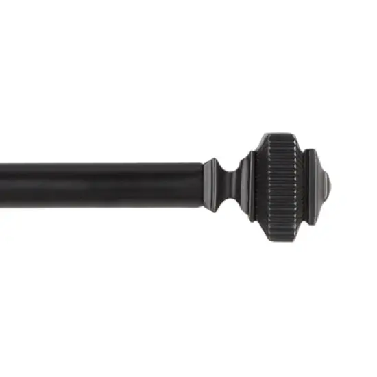 Exclusive Home Rockwell 1" Window Curtain Rod and Finial Set image {1}