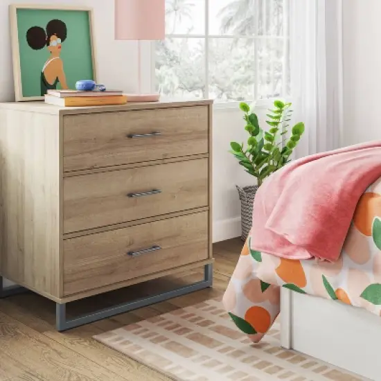 Mixed Material 3 Drawer Dresser - Room Essentials&trade; image {8}