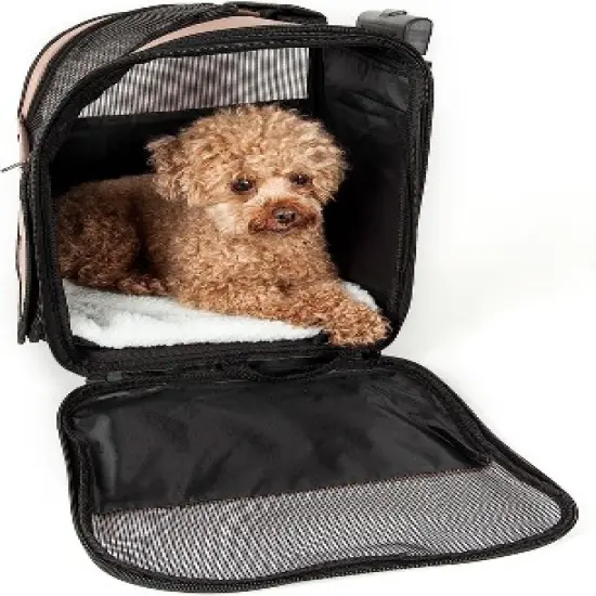 Pet Life Wheeled Travel Pet Carrier image {2}