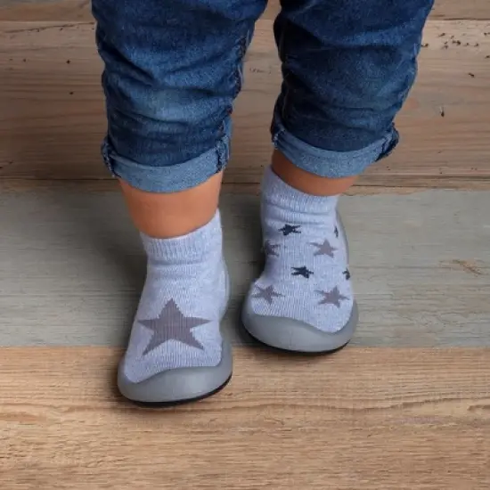 Komuello Baby Boy First Walk Sock Shoes Twinkle Twinkle image {5}