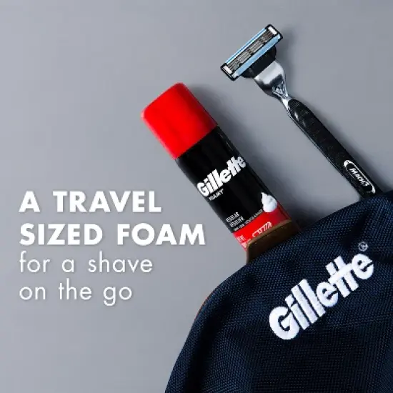 Gillette Foamy Men's Regular Shave Foam - Trial Size - 2oz image {4}