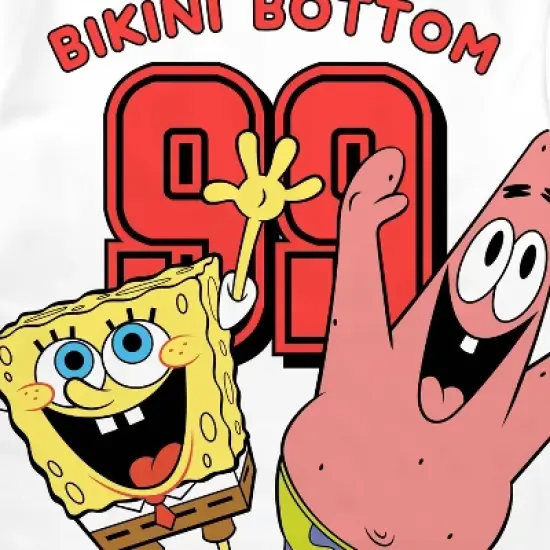 Men's Nickelodeon SpongeBob SquarePants Short Sleeve Jersey - White image {3}