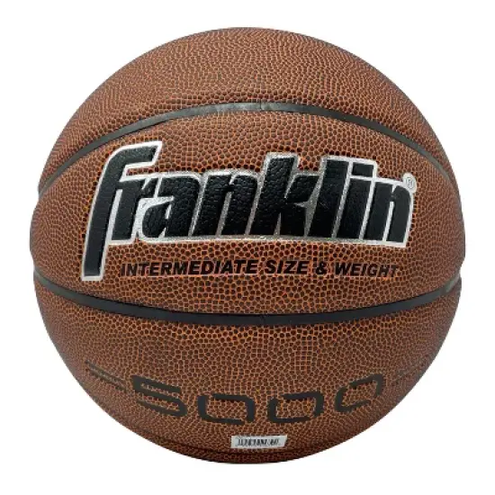 Franklin Sports Women's 5000 28.5" Basketball with Air Pump - Tan image {1}
