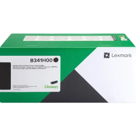 Lexmark Black Toner Cartridge - Unison High Yield (B341H00). image {1}
