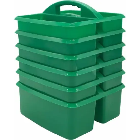 Teacher Created Resources&reg; Green Plastic Storage Caddy, Pack of 6 image {6}