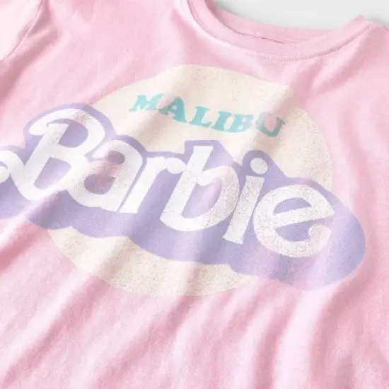 Toddler Girls' Barbie Malibu Top and Bottom Set - Pink image {2}