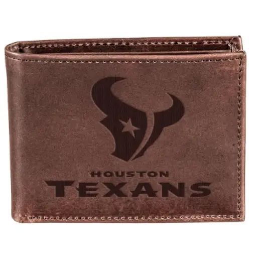 Evergreen Houston Texans Bi-Fold Wallet, Brown image {1}