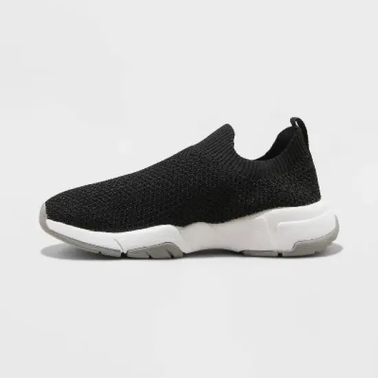Boys' Kylo Slip-On Sneakers - Cat & Jack&trade; Black image {1}