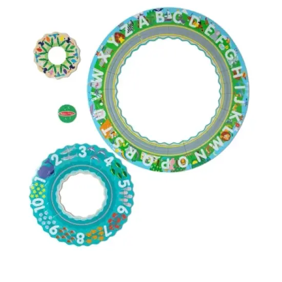 Melissa & Doug Round the Shore Tracks Cardboard Jigsaw Floor Puzzle and Wind-Up Vehicles &ndash; 48pc image {3}