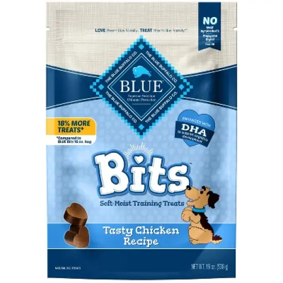 Blue Buffalo Blue Bits Natural Soft-Moist Training Dog Treats with Chicken Recipe image {5}
