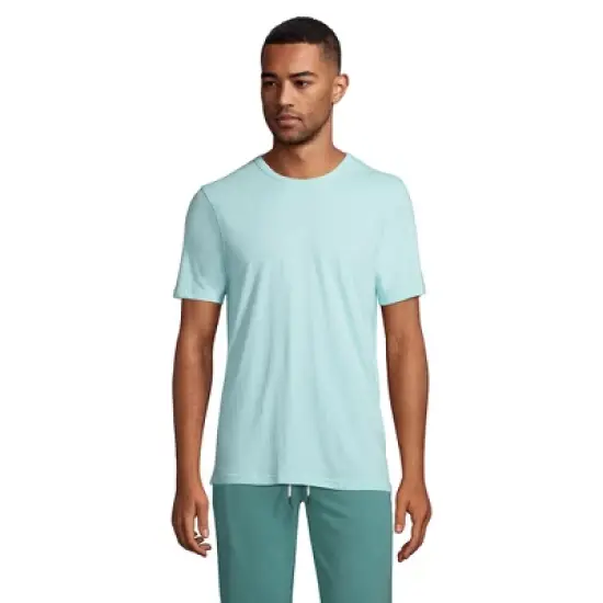 Lands' End Men's Short Sleeve Cotton Linen Tee image {6}