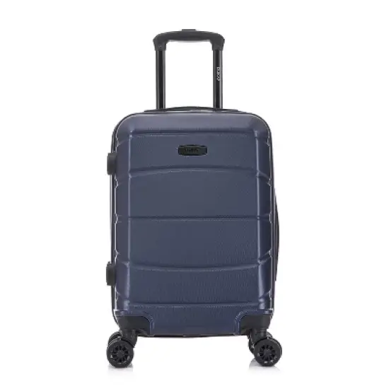 DUKAP Sense Lightweight Hardside Carry On Spinner Suitcase - Blue image {1}
