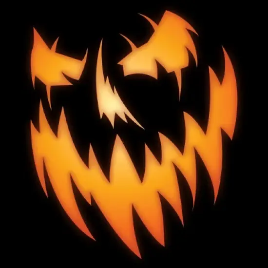 Men's Design By Humans Spooky Jack O' Lantern Halloween Tee Shirt By SJCcreatives Tank Top image {1}