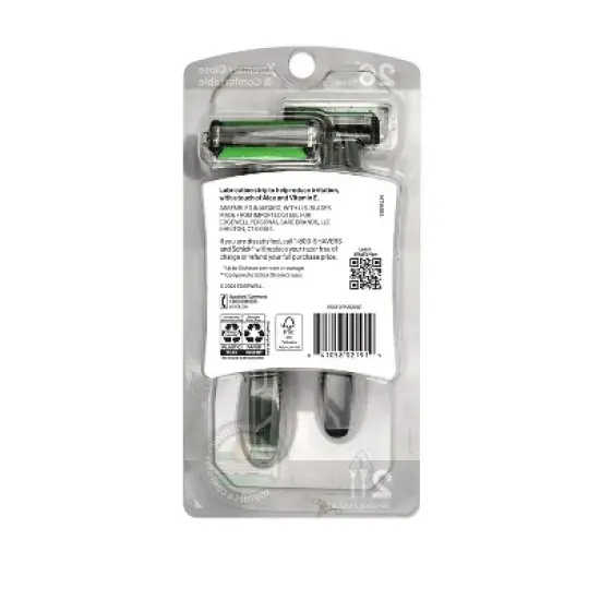 Schick Xtreme Sensitive Men 5 Blade Disposable Razor - 2ct image {1}