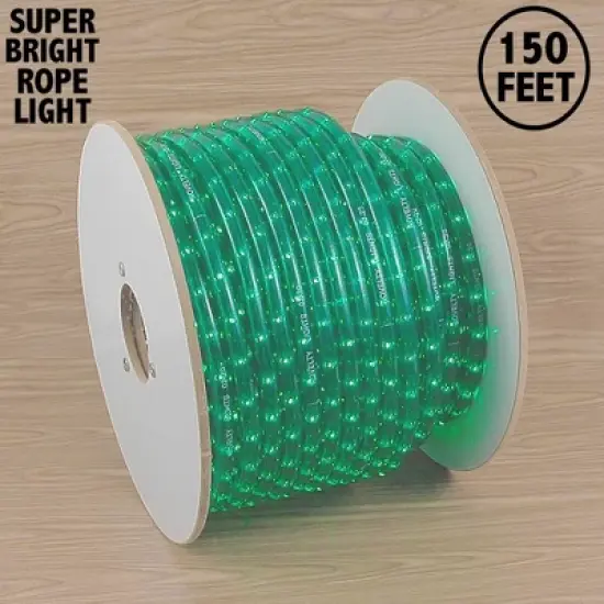 Novelty Lights Incandescent Rope Light Spool, 1/2" Diameter,  Customizable, 150 Feet image {8}
