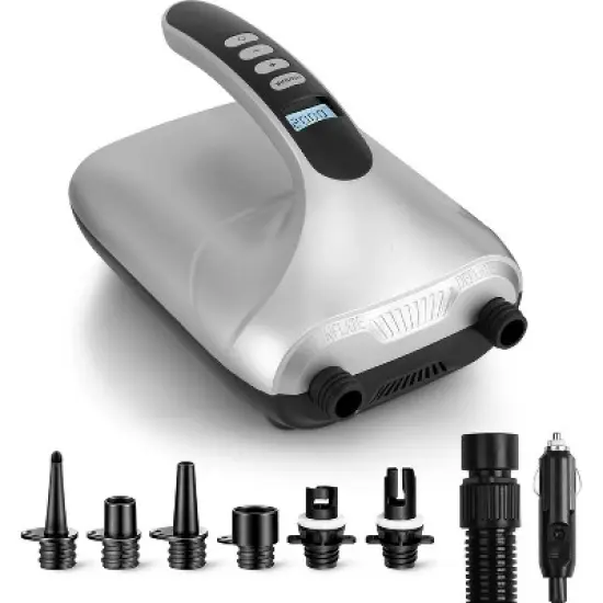SereneLife Electric Air Pump Compressor / Air Inflator & Air Deflator for SUP Stand-Up Paddle Boards & Water Sport Pool Inflatables image {7}