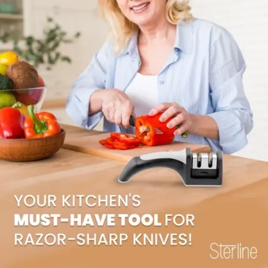 Sterline 2-Stage Knife Sharpener: Precision and Ease for Your Kitchen image {7}